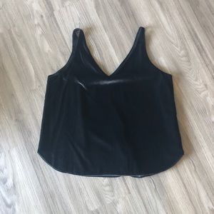 LOFT velvet vneck tank